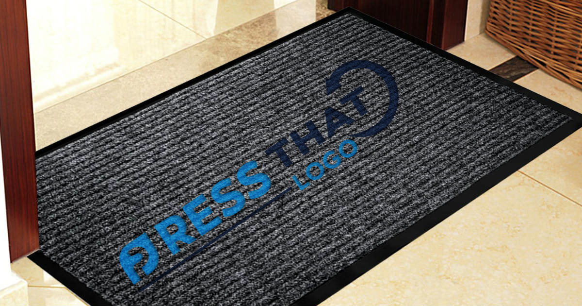 Dyed Custom Logo Floor Mat